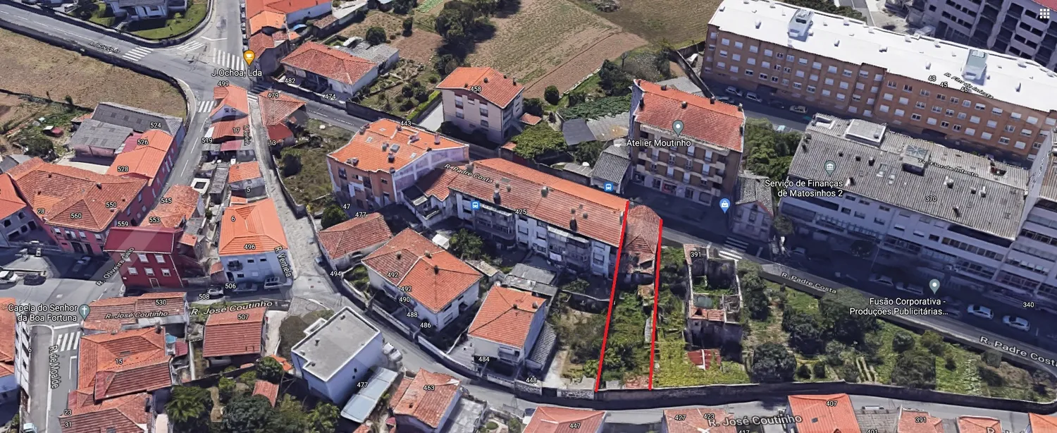 Terreno c/ pré-projeto para 10/12 habitações Zona ARU - H. S. João - 2