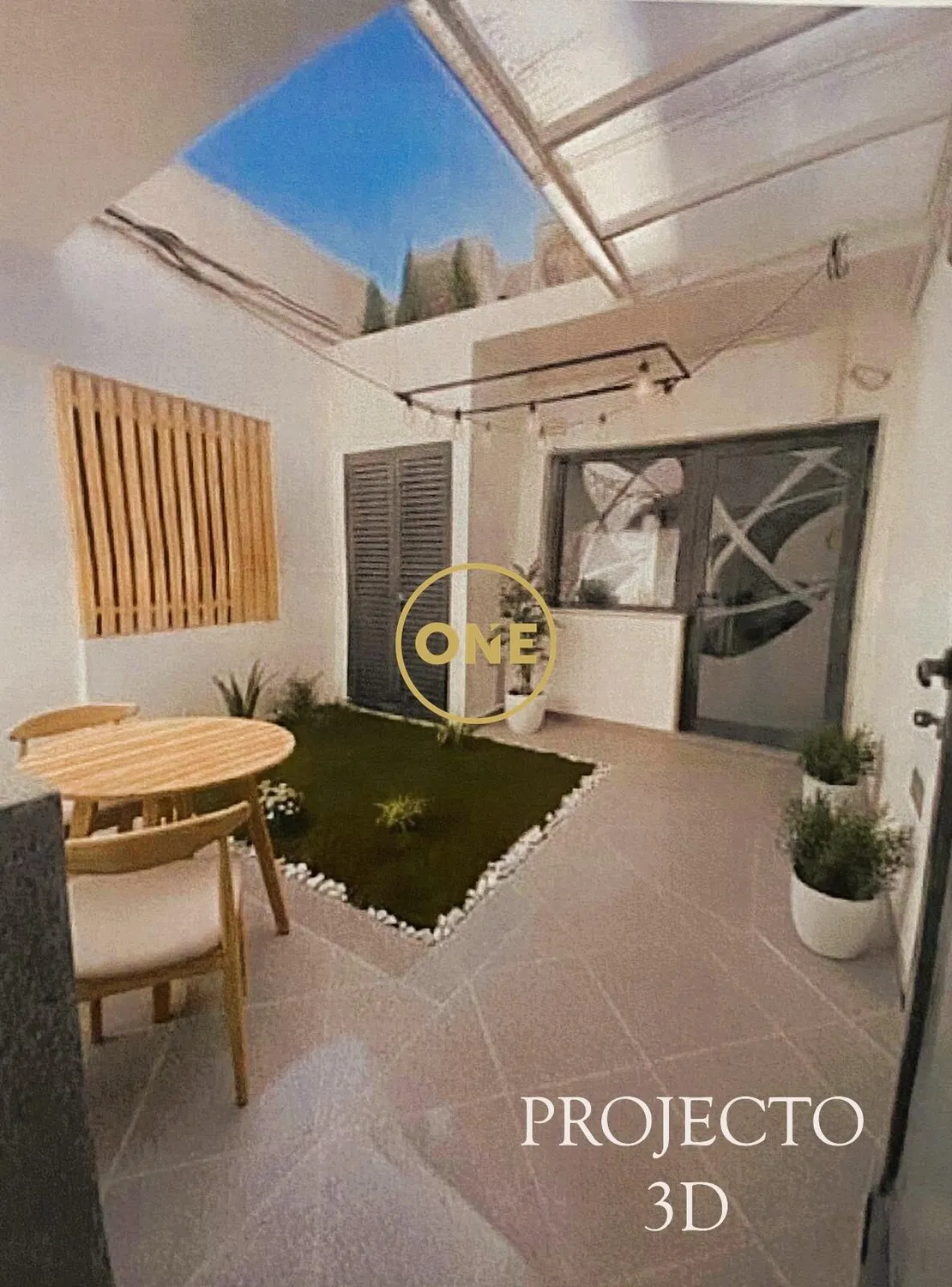 Excellente transformation d'un magasin en appartement 2+1 chambres avec espace extérieur