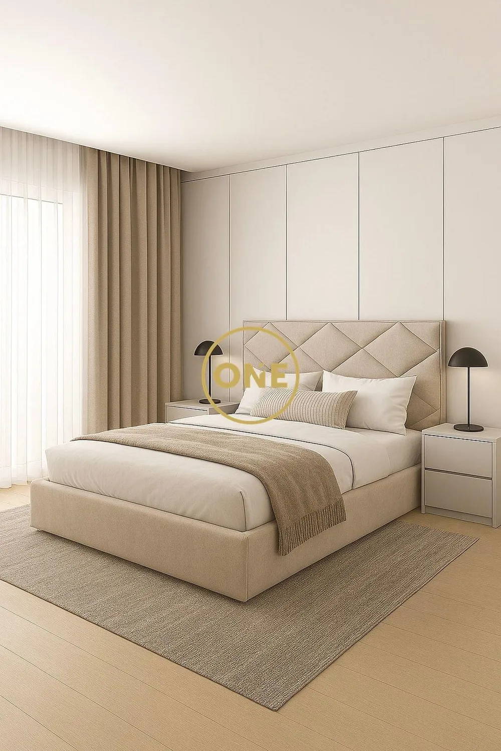 One-bedroom apartment converted into a two-bedroom apartment, completely renovated. - 3