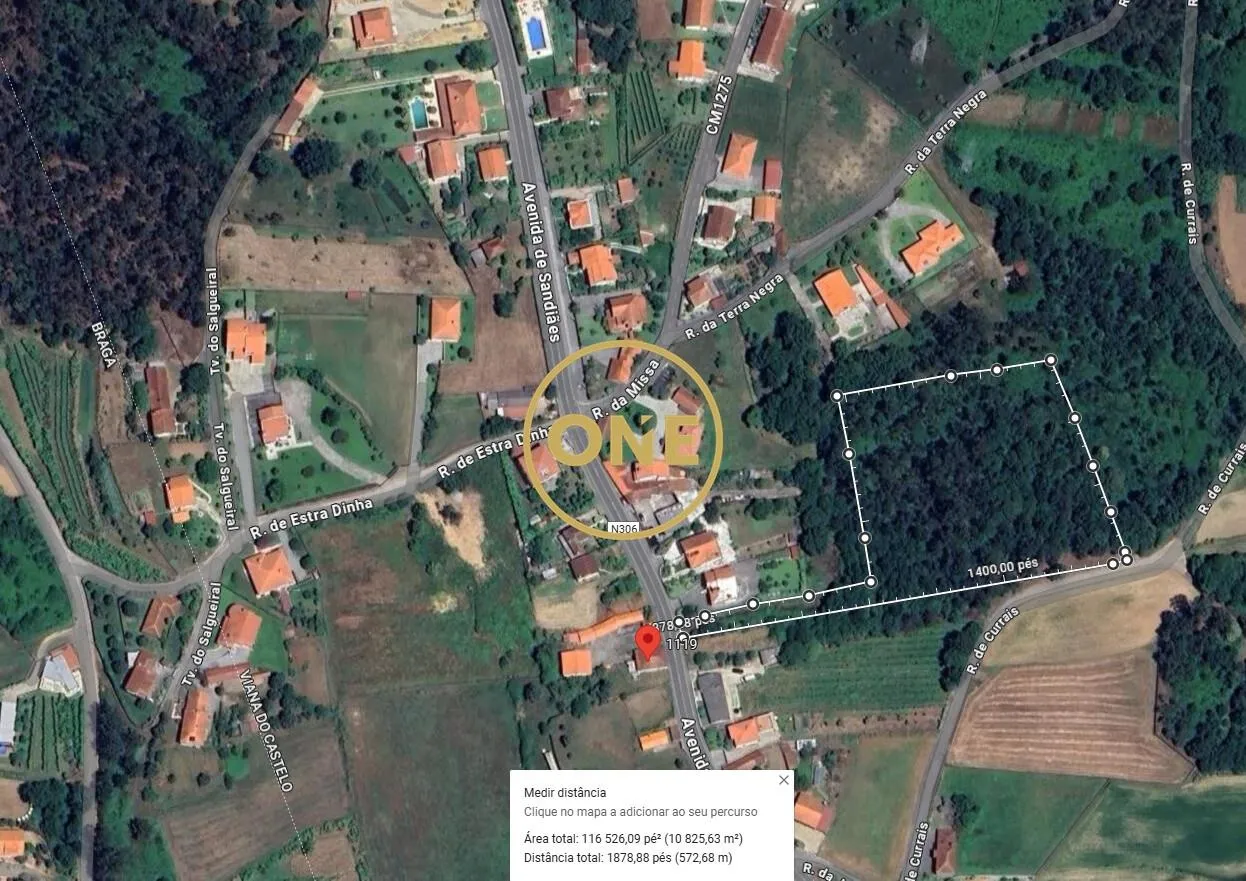 Terreno com capacidade de construção em Ponte de Lima