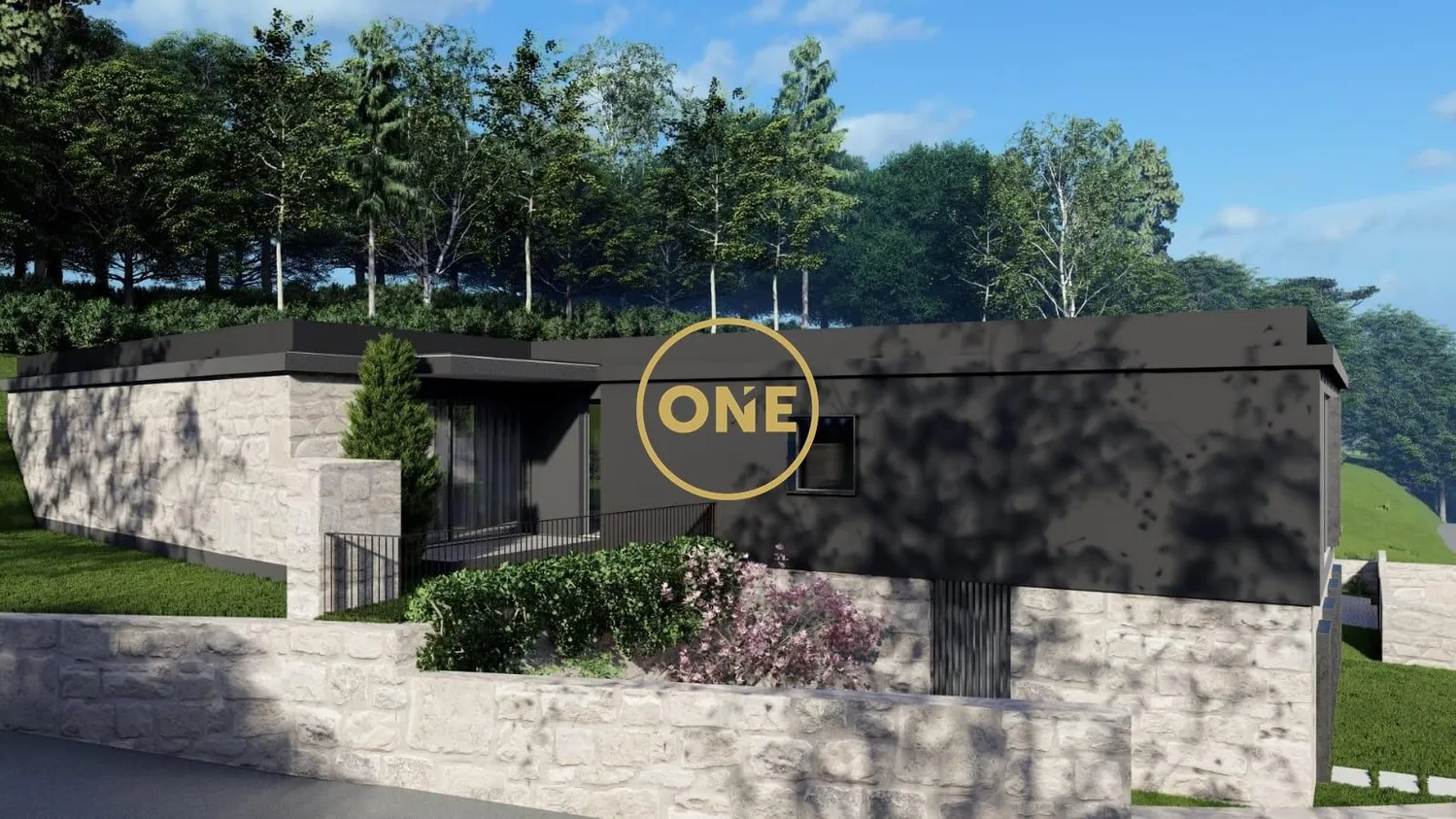 Detached house, new, modern architecture, plot of 1670m2 - 3