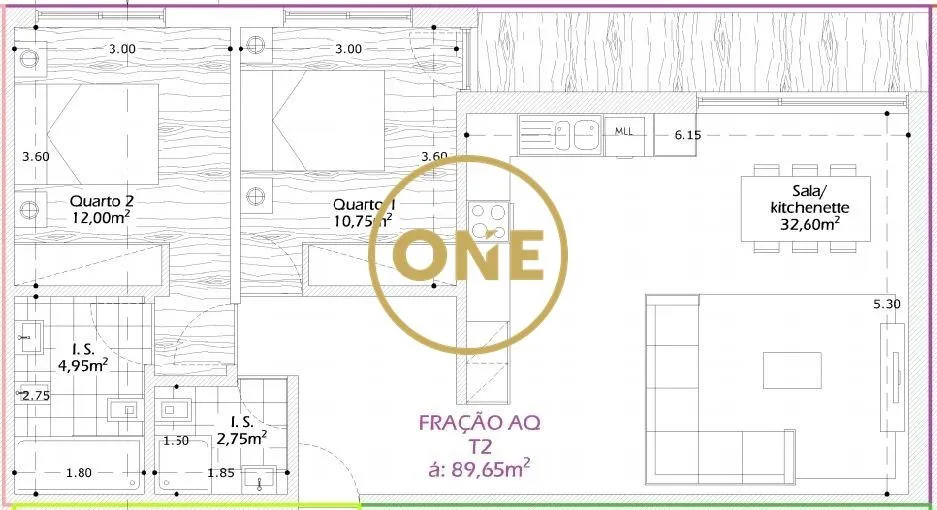 Appartement 1 chambre dans Calendrier