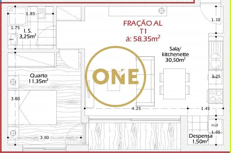 Appartement 1 chambre dans Calendrier