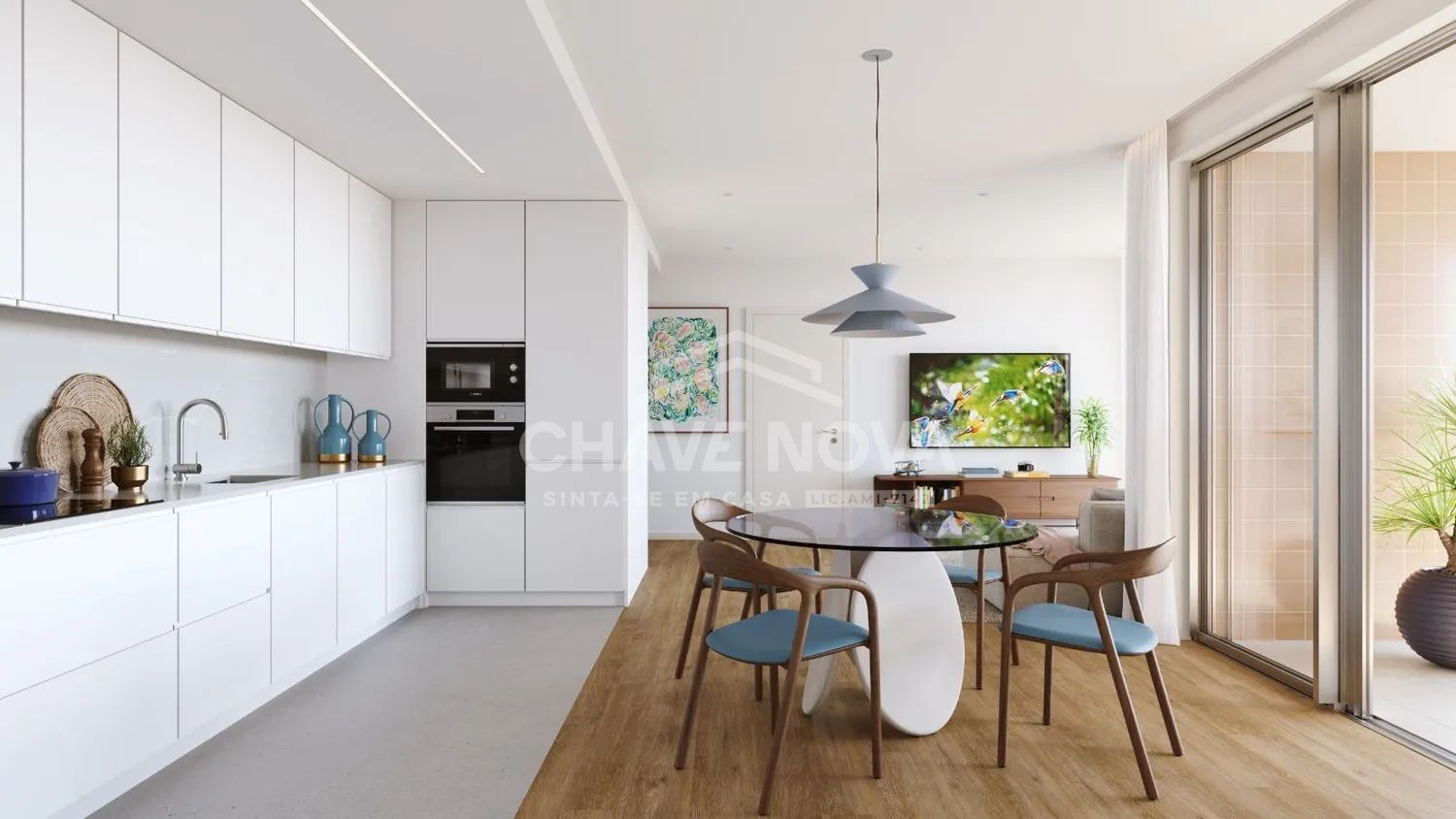 T2 NOVO 4º piso poente no Empreendimento Verde Vale -varanda e Lugar de Garagem - ao Metro Parque Maia - 2