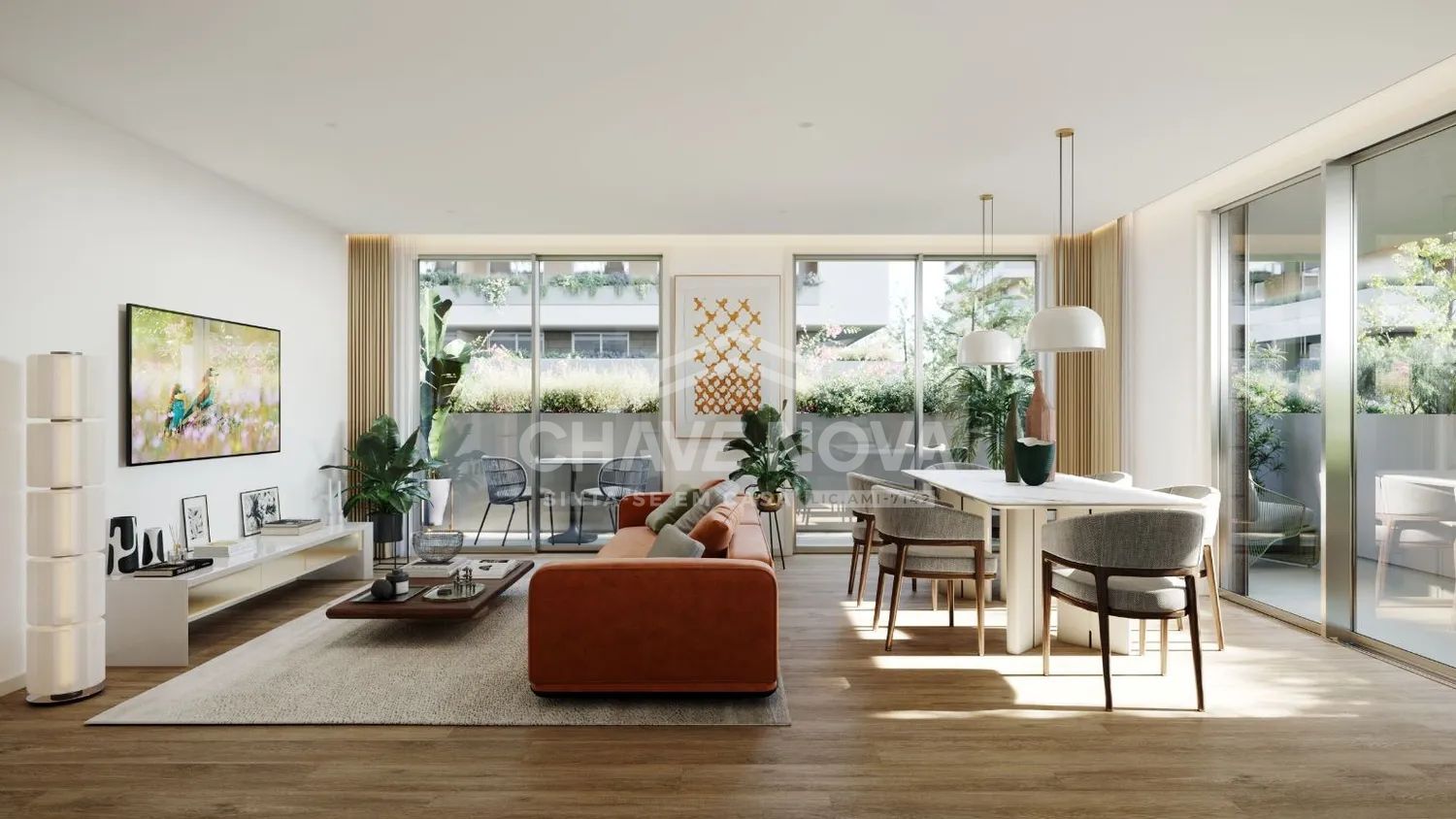 T2 NOVO 4º piso poente no Empreendimento Verde Vale -varanda e Lugar de Garagem - ao Metro Parque Maia - 3