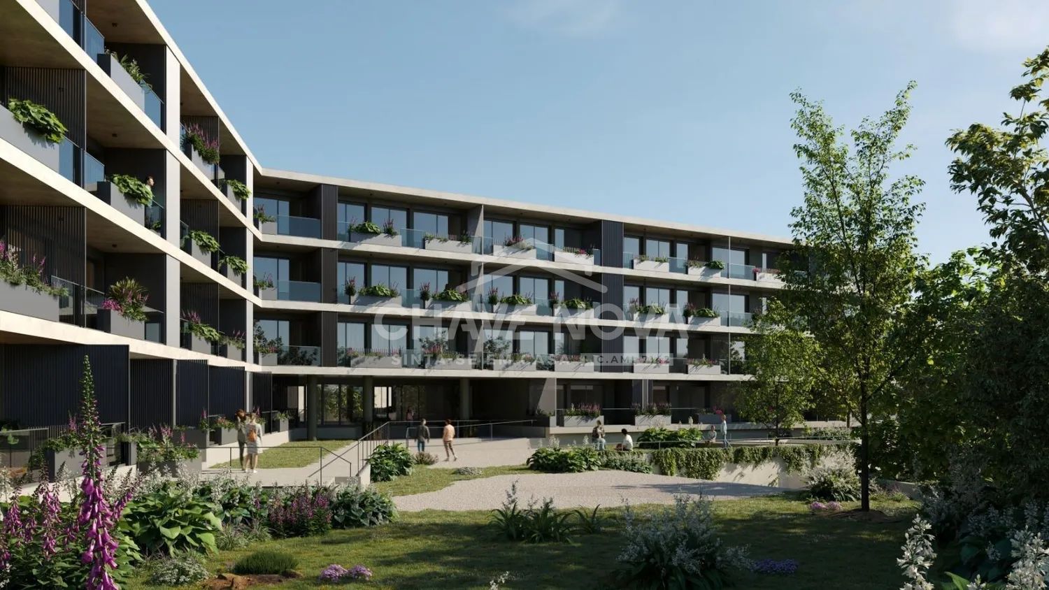 T2 novo último piso a sul no empreendimento Prestige junto L8 linha nova do Metro- V.N.Gaia
