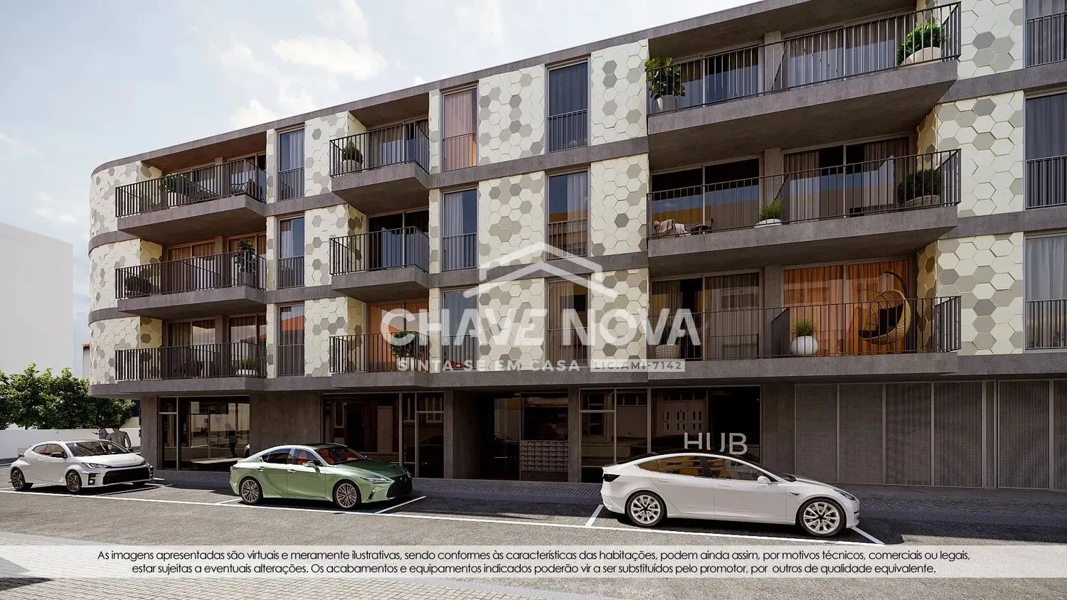 Apartamento T1 Novo, HUB 172, Vila Nova de Gaia