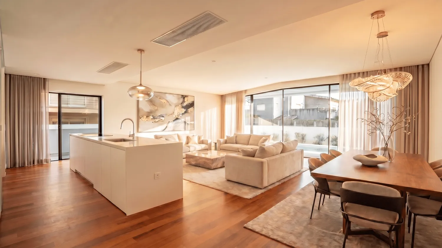 Apartamento T3 com Jardim e Terraço em Canidelo