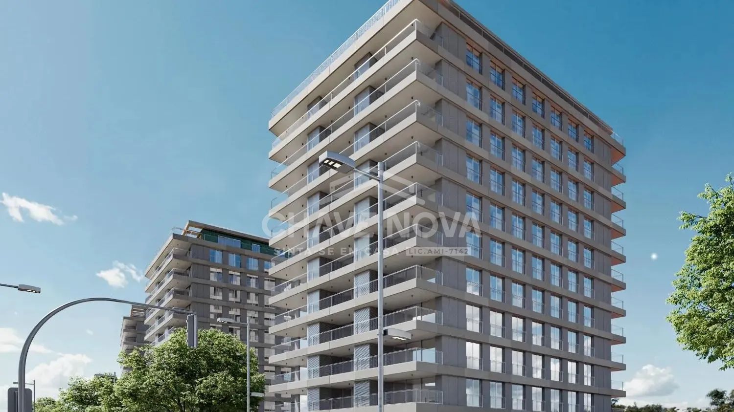 Apartamento T2 Novo c/ Lugar de Garagem e Arrumo em Canidelo