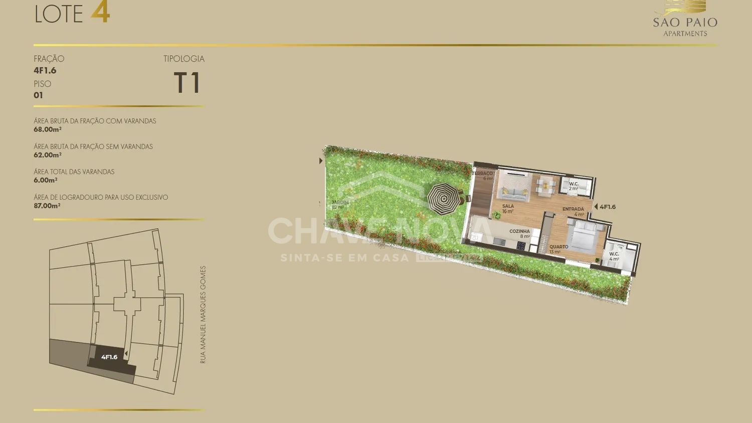 Apartamento T1 Novo c/ Terraço junto à Douro Marina e Afurada (Rio Douro) - 2