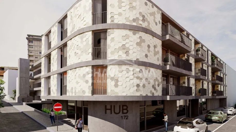 Apartamento T1 com lugar garagem, varanda | HUB 172 | Metro av. República, V. N. Gaia