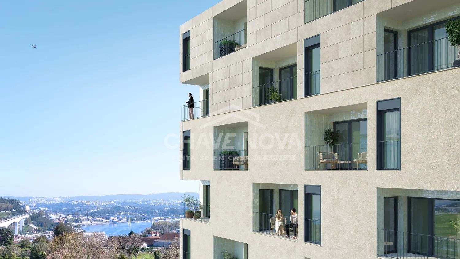 Apartamento T1 Novo c/ Lugar de Garagem em Mafamude - 3