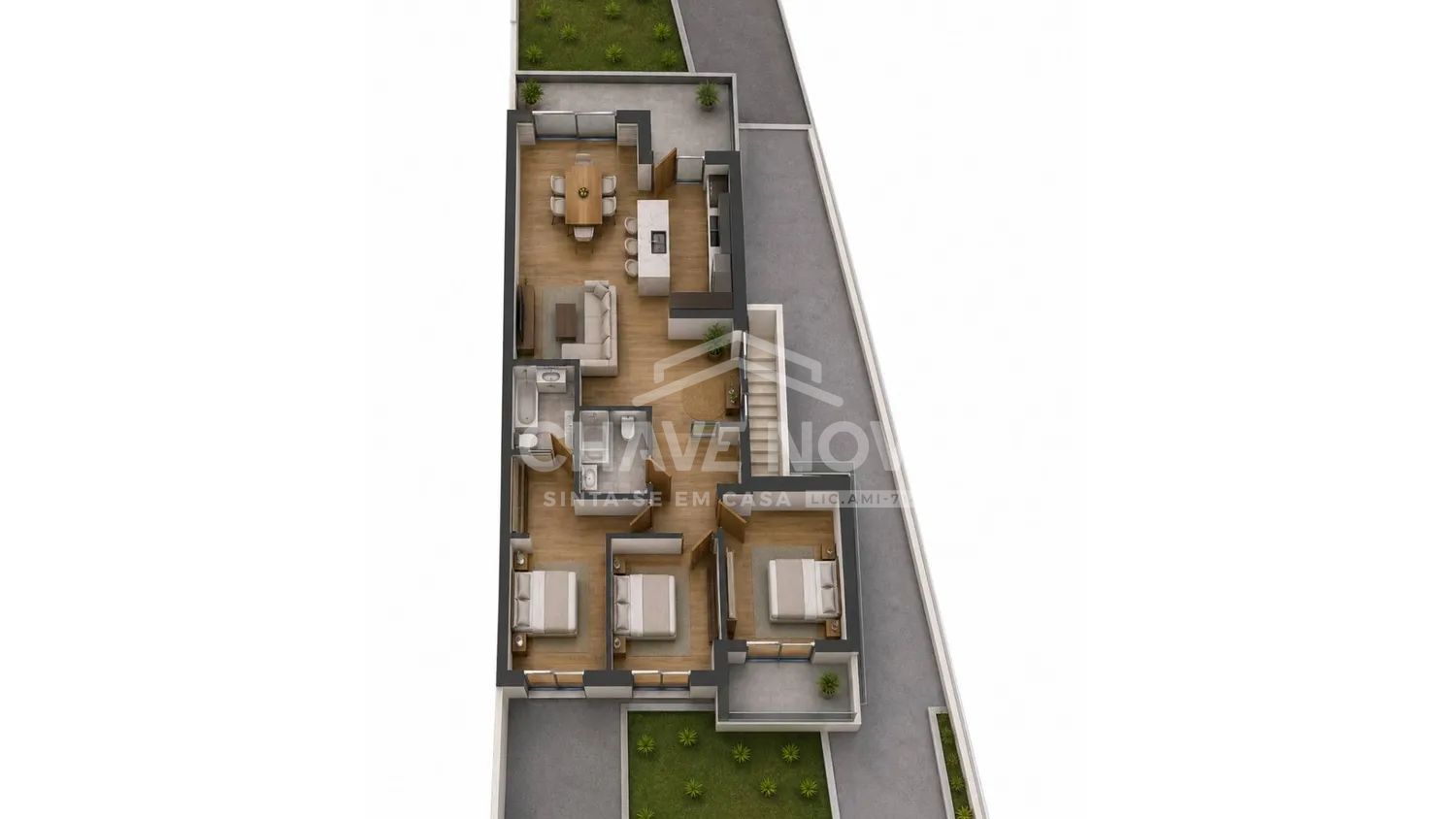 Andar Moradia T3 com Salão no Sótão e 80 m² de Espaço Exterior | Leça do Balio - 2