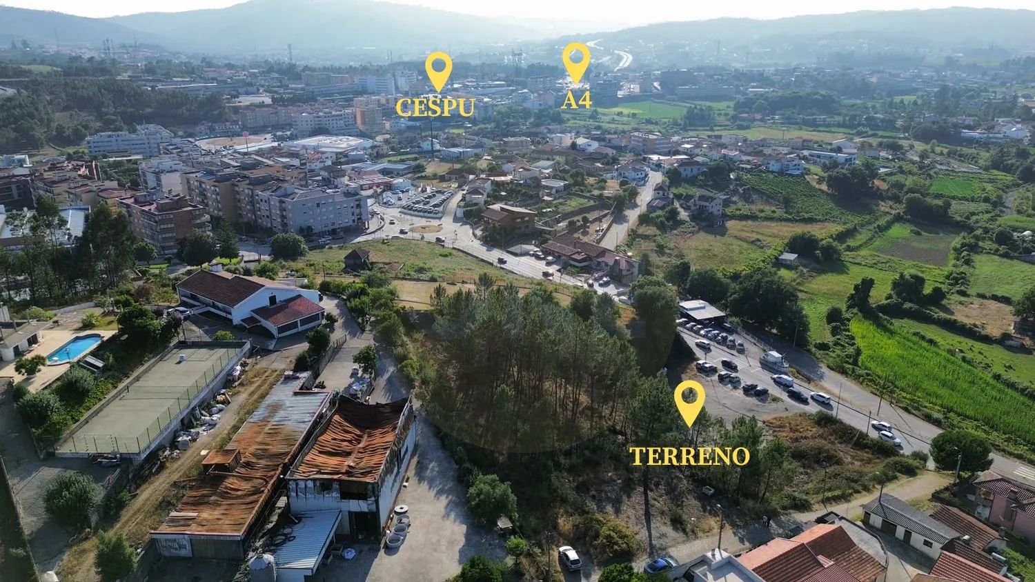 Terreno de 2.978,50m² | Gandra | 218.000,00€ - 3