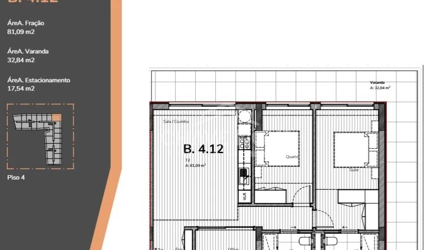 Apartamento T2+1 Novo c/ Lugar de Garagem em Mafamude - 2