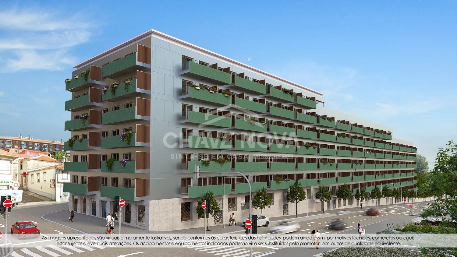 Apartamento T1 no Empreendimento Flores – 6.º Piso com Lugar de Garagem
