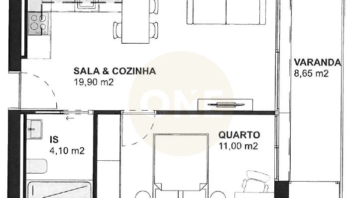 Apartamento T1 no Sinçães Urban Residence – No Coração de Famalicão! - 2