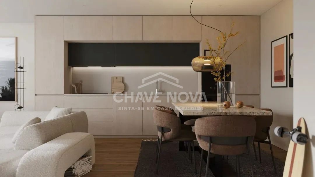 Apartamento T1+1 em condomínio fechado, com terraço e lugar de garagem. - 2