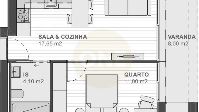 Apartamento T0 no Sinçães Urban Residence – No Coração de Famalicão! - 2