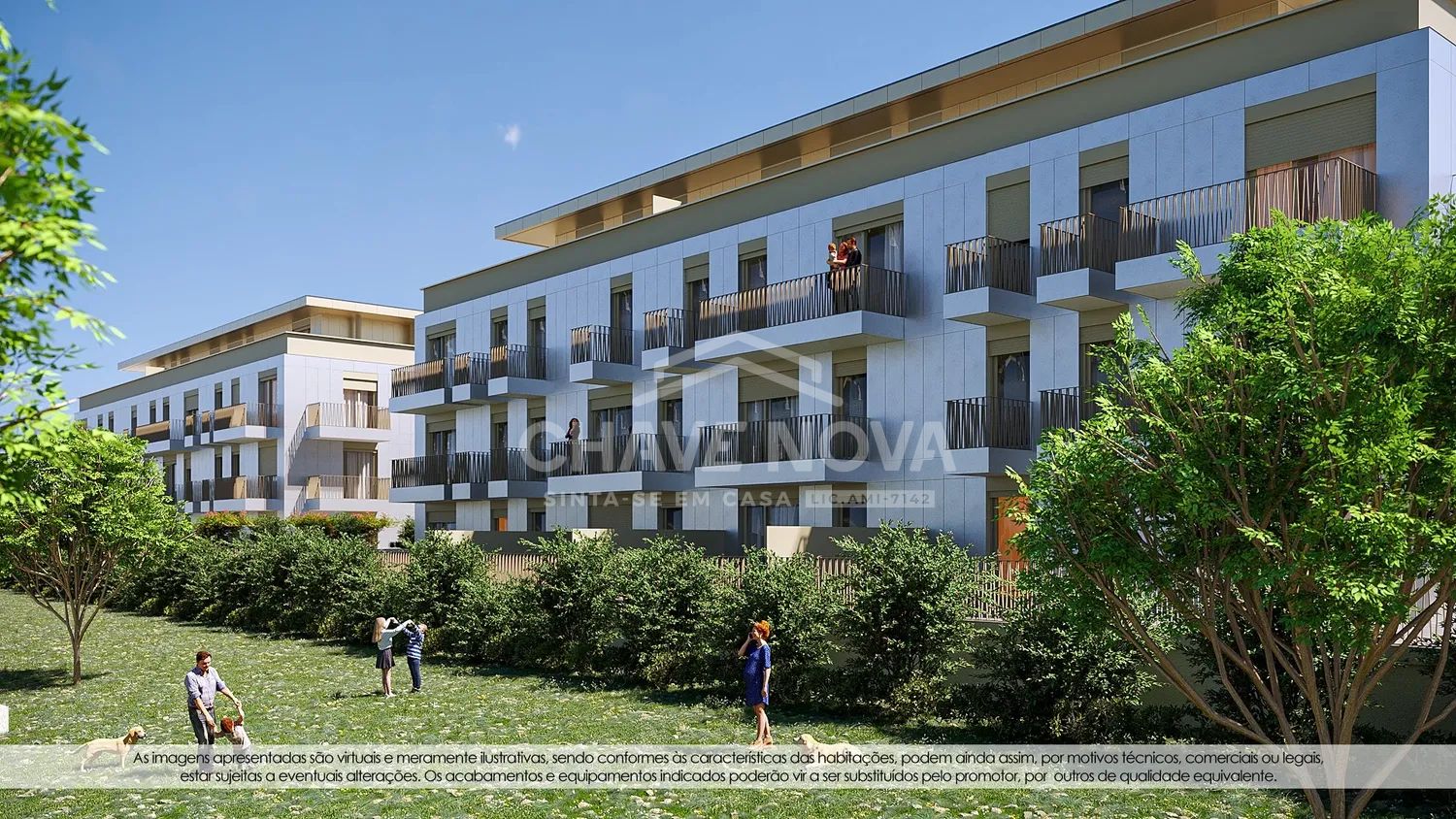 Apartamento T2 Novo Penúltimo Piso c/ 2 Lugares de Garagem em Arcozelo - 2