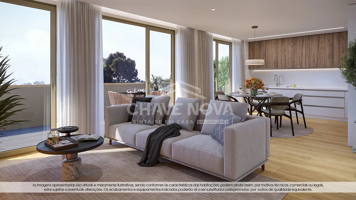 Apartamento T2 Novo Penúltimo Piso c/ 2 Lugares de Garagem em Arcozelo