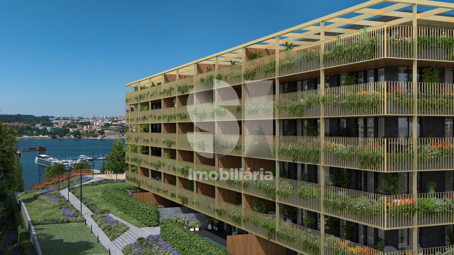 Marina Douro — Apartamentos novos T1 a T5 junto ao Rio Douro, Foz de Gaia