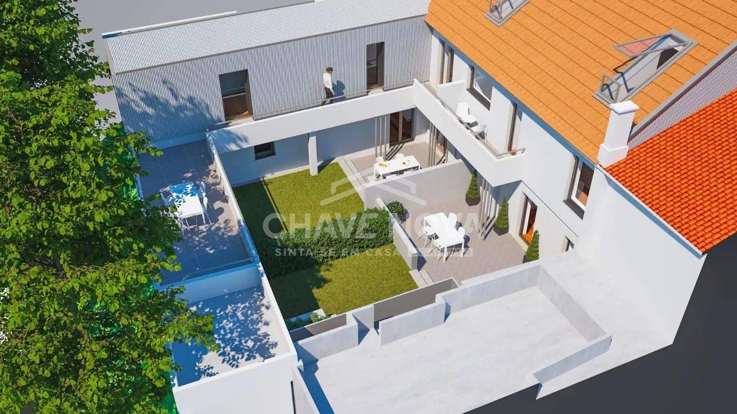 APARTAMENTO T1 MOBILADO E EQUIPADO C/ TERRAÇO EM ERMESINDE