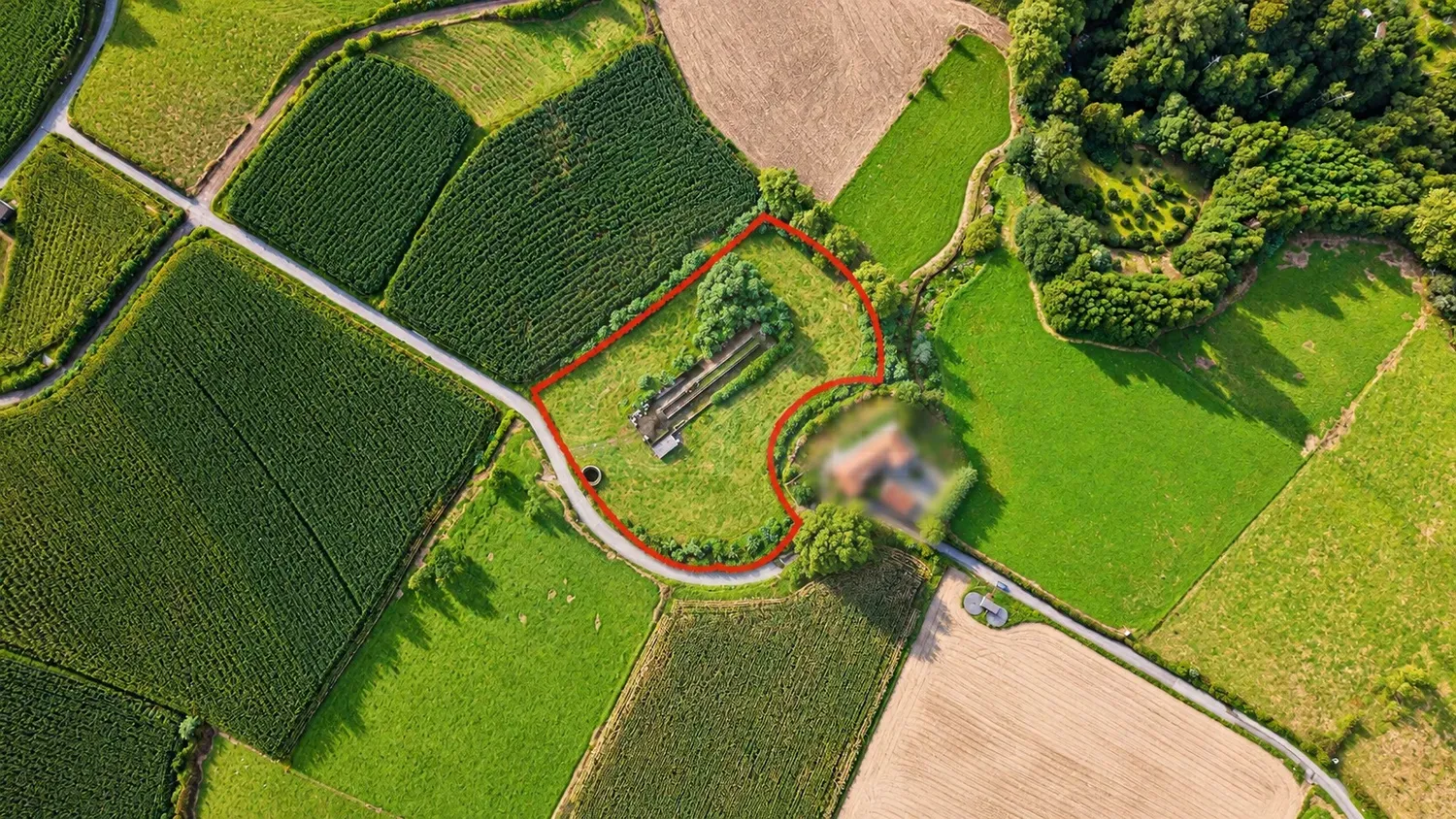 Terreno Rústico com 8.363 m² e Início de Construção Agropecuária – Lomba do Pomar - 3