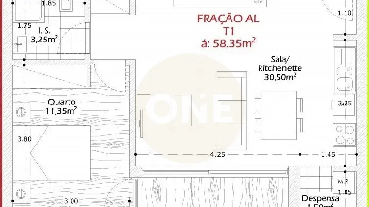 1 bedroom apartment in Calendar - 2