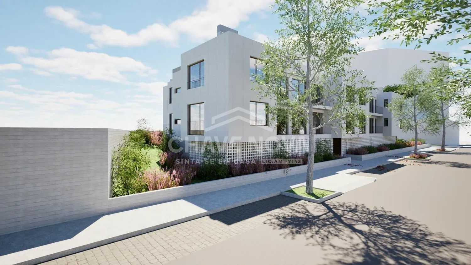 Apartamento T1 com garagem e varanda - 2