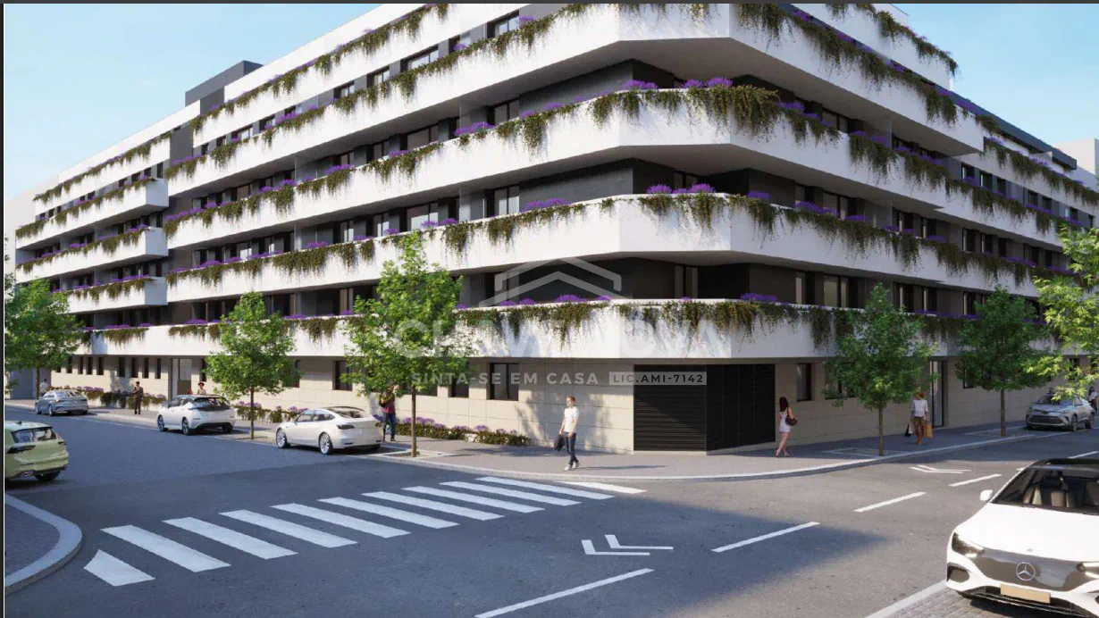 T1 novo com Garagem no centro de Matosinhos