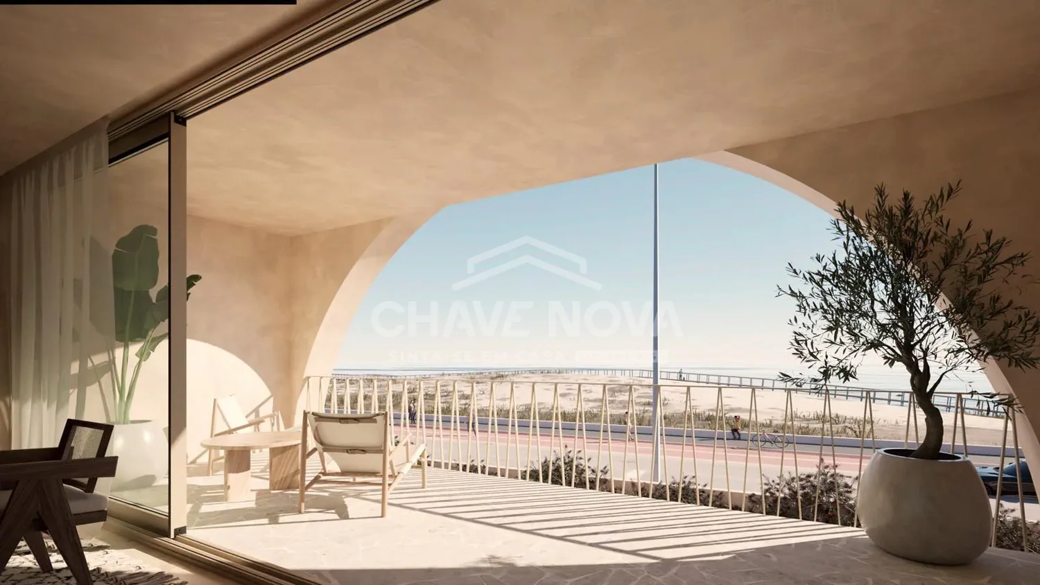 Apartamento T2 em condomínio de luxo na praia de Valadares - Gaia