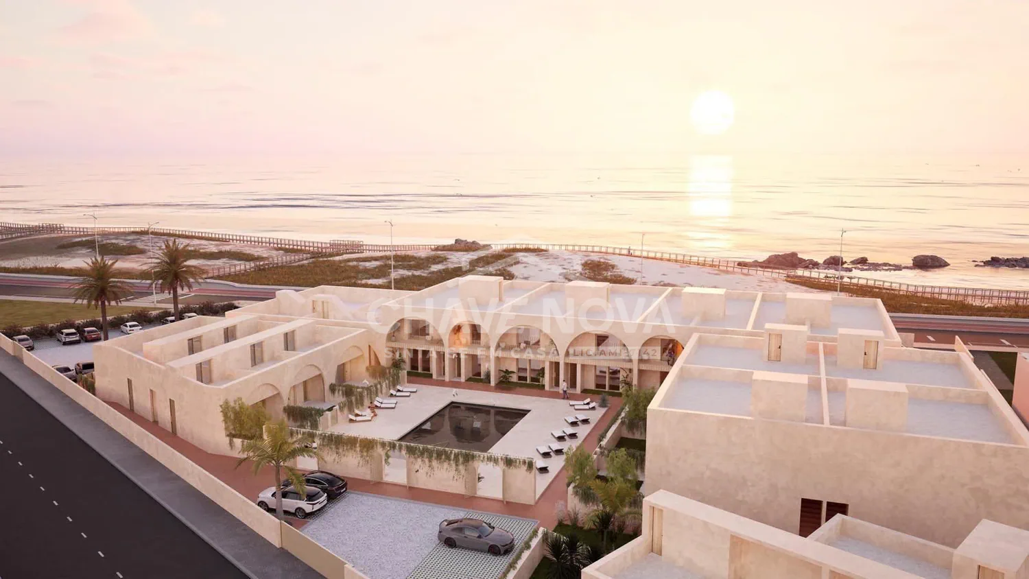 Apartamento T2 em condomínio de luxo na praia de Valadares - Gaia