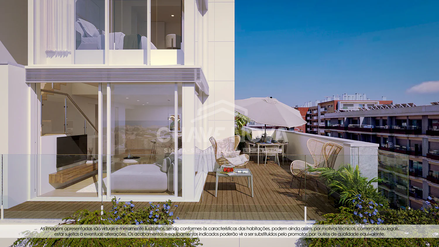 T2 com varanda e dois lugares de garagem no Ocean Side — Vila Nova de Gaia - 3