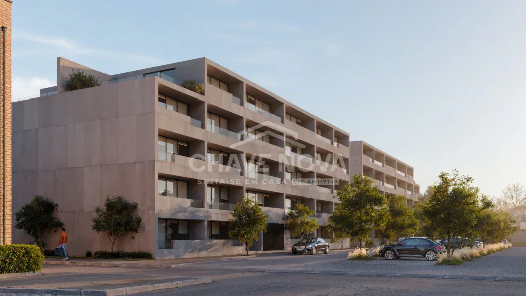 Apartamento T1 com varanda e garagem, num empreendimento residencial  - 2