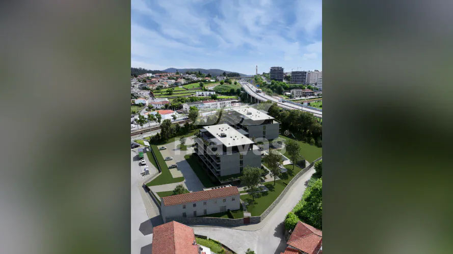 T0 com varanda e vista piscina | Casa Ferreira, Braga - 2